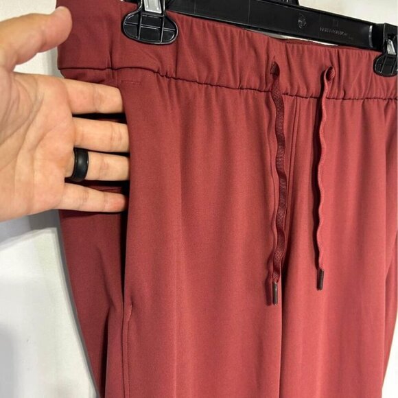 CRZ YOGA woman’s day pant. Athleisure. Cranberry colour. Size 12. Drawstring. Ne - Picture 3 of 9